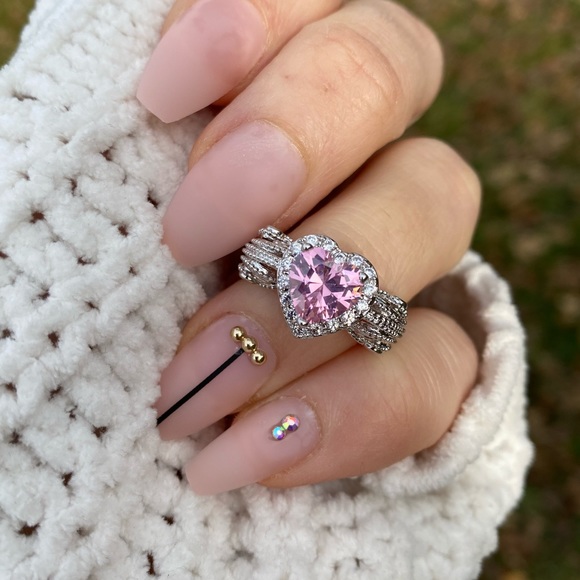 Jewelry - 925 sterling silver Bride Heart Love ring